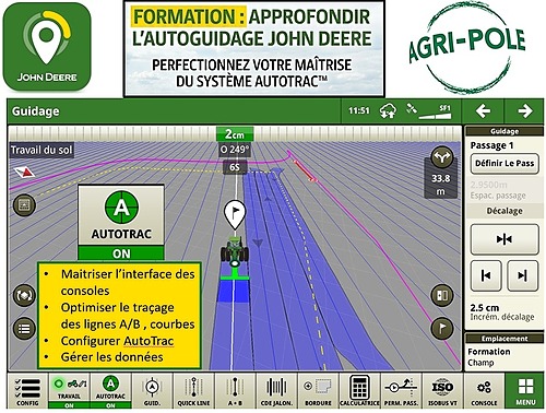 Perfectionnement à l’utilisation de l’autoguidage – AGRI-POLE